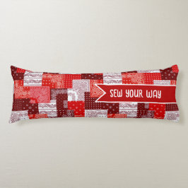 Aangepaste patchwork sjaal quilt patroon lichaamskussen