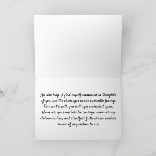 Aangepaste patiëntenaanmoediging Kanker Kaarten (Binnen)