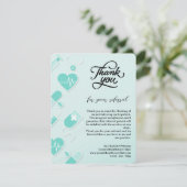 Aangepaste patiëntenverwijzing door de arts bedankkaart (Staand voorkant)