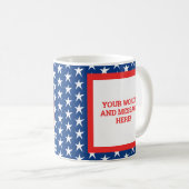 Aangepaste Patriottisch Koffiemok (Voorkant rechts)