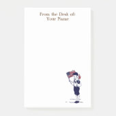 Aangepaste Patriottische jongen met vuurwerk Post Post-it® Notes (Voorkant)