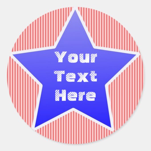 Aangepaste Patriottische Stickers (Voorkant)