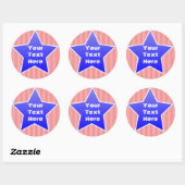 Aangepaste Patriottische Stickers (Vel)