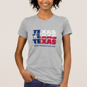 Aangepaste patriottische TEXAS FLAG T-Shirt (Voorkant)
