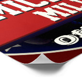 Aangepaste Patriottische Uncle Sam Poster (Hoek)