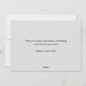 Aangepaste patriottische USA Vlag Christelijke ARB Feestdagenkaart (Achterkant)