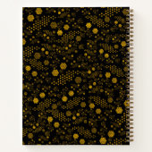 Aangepaste patroon honingraat Notitieboek (Achterkant)