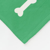 Aangepaste paw Print Dog Fleece Blanket Deken (Hoek)