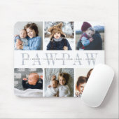 Aangepaste Pawpaw Foto Collage Grandchildren Namen Muismat (Met muis)