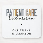 Aangepaste PCT-cadeaus voor patiënttechnicus Muismat (Voorkant)