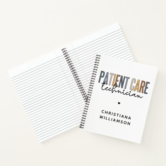 Aangepaste PCT-cadeaus voor patiënttechnicus Notitieboek (Binnen)