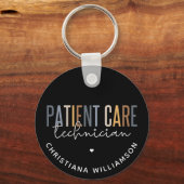 Aangepaste PCT-cadeaus voor patiënttechnicus Sleutelhanger (Voorkant)