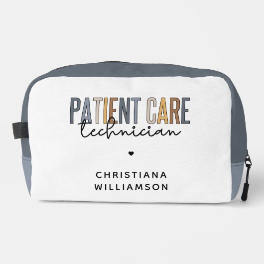 Aangepaste PCT-cadeaus voor patiënttechnicus Toilettasje (Voorkant)