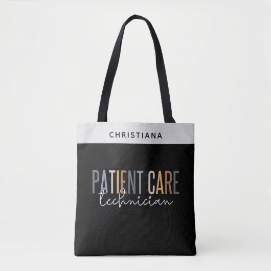 Aangepaste PCT-cadeaus voor patiënttechnicus Tote Bag (Voorkant)