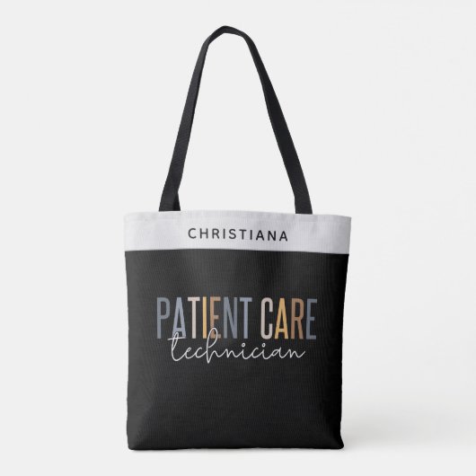 Aangepaste PCT-cadeaus voor patiënttechnicus Tote Bag (Achterkant)