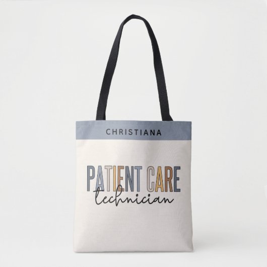 Aangepaste PCT-cadeaus voor patiënttechnicus Tote Bag (Voorkant)