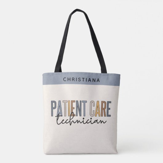 Aangepaste PCT-cadeaus voor patiënttechnicus Tote Bag (Achterkant)