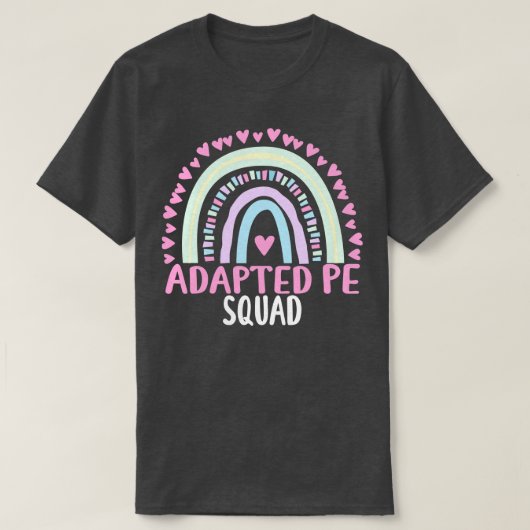 Aangepaste PE Squad Party Matching Vrouwen Waarder T-shirt (Design voorkant)