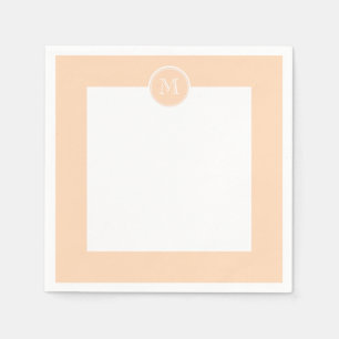 Aangepaste Peach Puff High-end gekleurd Servetten