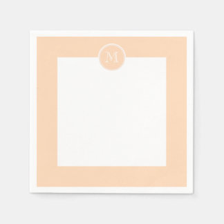 Aangepaste Peach Puff High-end gekleurd Servetten