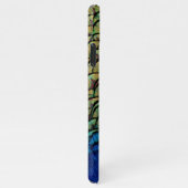 Aangepaste Peacock Blue Feather genaamd iPhone Hoesje (Rechterkant)