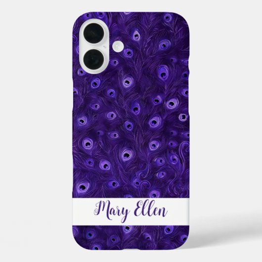 Aangepaste Peacock-doether Case-Mate iPhone Case (Achterkant)