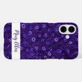 Aangepaste Peacock-doether Case-Mate iPhone Case (Achterkant (horizontaal))