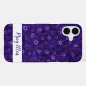 Aangepaste Peacock-doether iPhone Hoesje (Achterkant horizontaal)