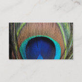 Aangepaste Peacock-doether Visitekaartje (Achterkant)