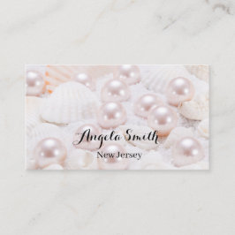 Aangepaste Pearl Business Modern gepersonaliseerd  Visitekaartje