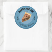 Aangepaste Pecan-pasteellabels | Gepersonaliseerde Ronde Sticker (Tas)