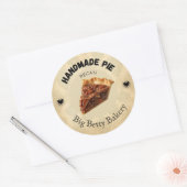 Aangepaste Pecan-pasteellabels | Gepersonaliseerde Ronde Sticker