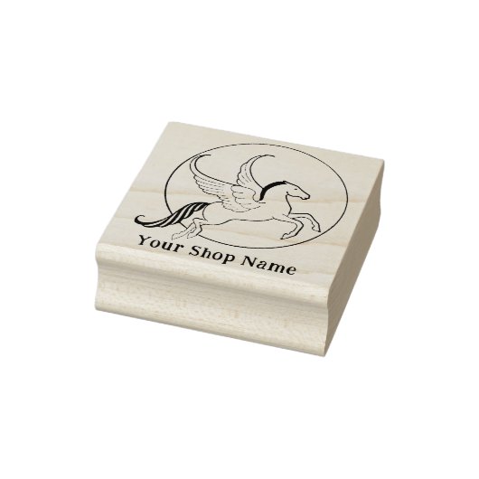 Aangepaste Pegasus kleine bedrijven Rubberstempel (Stempel)