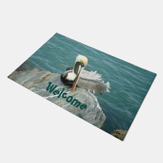 Aangepaste pelican deurmat (Schuin)