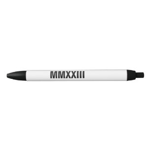Aangepaste pen met 2023 in Romeinse cijfers