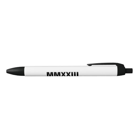 Aangepaste pen met 2023 in Romeinse cijfers (Bovenkant)