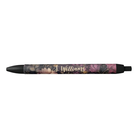 aangepaste pen met bloemmotief (Voorkant)