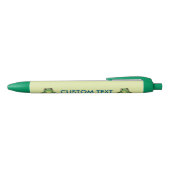 Aangepaste pen met cute groene kikker (Bovenkant)