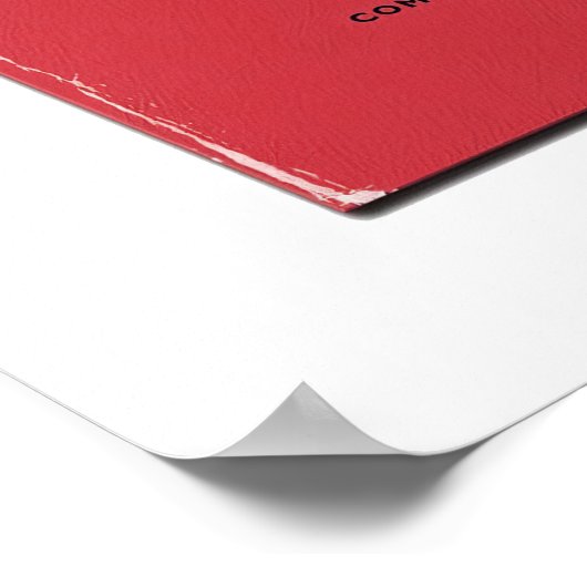 Aangepaste Penguin Book Hoesje Poster | Gepersonal (Hoek)