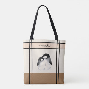 Aangepaste Penguin-Canvas tas