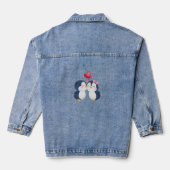 Aangepaste Penguin Denim Jacket