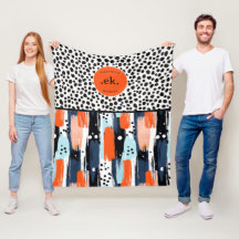 Aangepaste penseelstreek Dalmatische hond Abstract