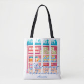 Aangepaste penseelstreken Pharmacy Technician Tote Bag (Voorkant)