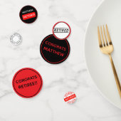 Aangepaste Pensioen Feesttafel Confetti (Groep)