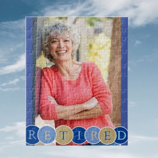 Aangepaste Pensioen Foto Jigsaw Puzzel