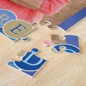 Aangepaste Pensioen Foto Jigsaw Puzzel (Zijkant)