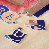 Aangepaste Pensioen Foto Jigsaw Puzzel (Zijkant)