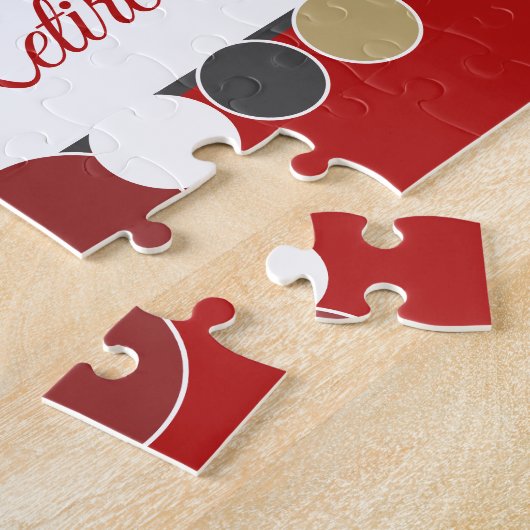 Aangepaste pensioen puzzel legpuzzel (Zijkant)