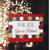 Aangepaste pensioen puzzel legpuzzel