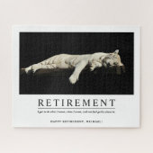 Aangepaste pensionering op maat van de tijger legpuzzel (Horizontaal)